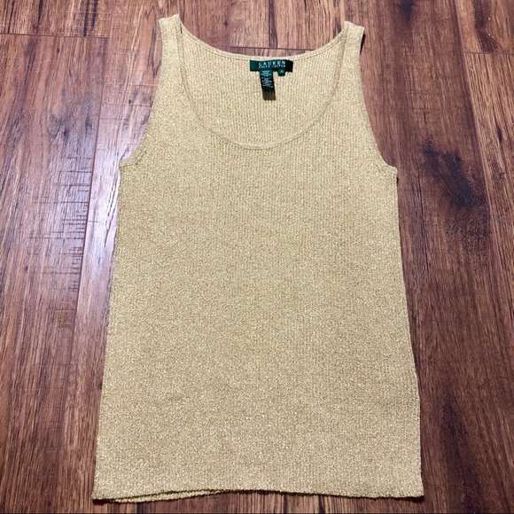 Ralph Lauren Tops - Ralph Lauren Metallic Sleeveless Top